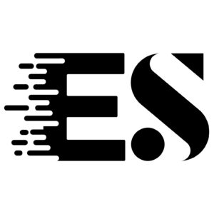 English Speaker Logo | ES Logo | ES Monogram | LETTERMARKS Logo | Brand | Brand Logo | Graphic Design | Computer | Wajid Ullah