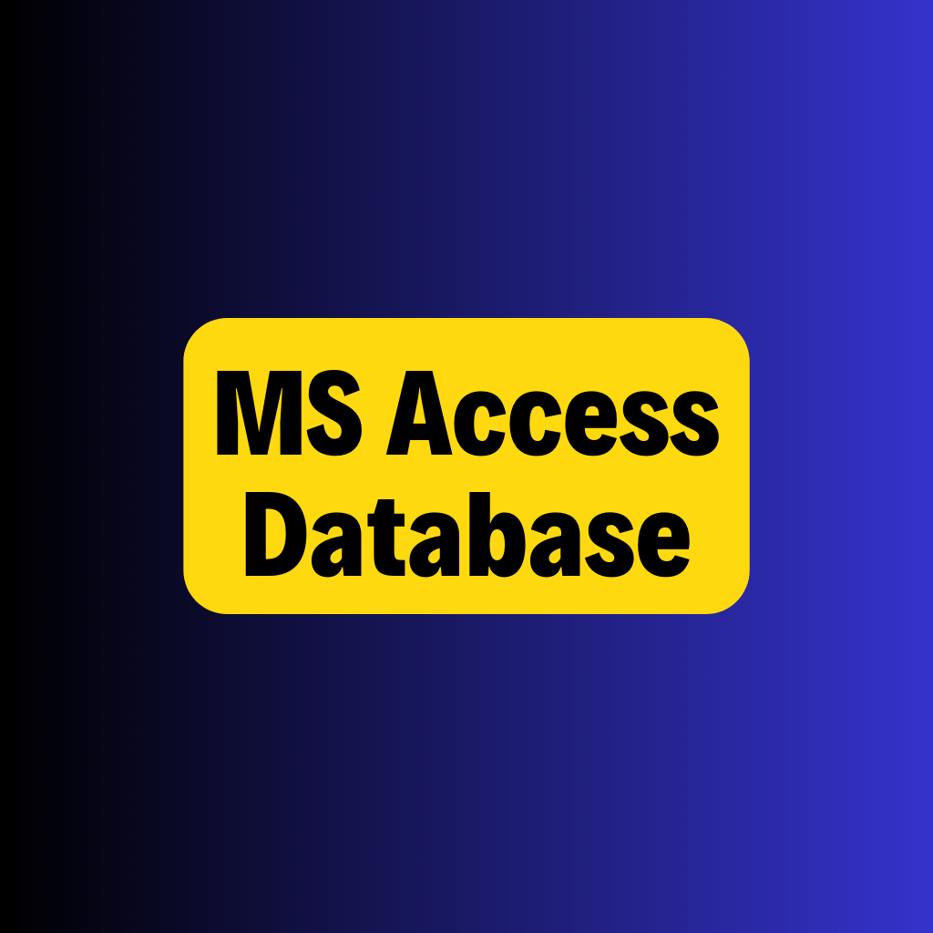 Wajid Ullah | MS Access Services | Microsoft Access | Database | Report | Form | Query | Table | .dbms | Database Management System | Microsoft Office | MS Office