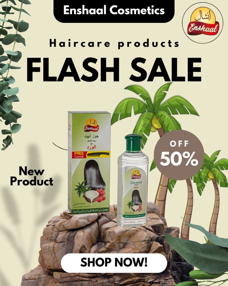 Enshaal Coconut Hair Oil | Enshaal Coconut Rose Hair Oil