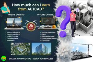 How much can I earn from AUTOCAD?